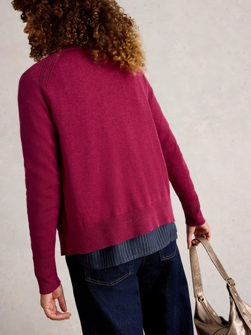 Strickjacke Lulu - Dk Plum - 48 Bild 4