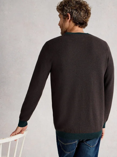 Pullover Newport aus Merinowollmischung - Green Mlt - XXXL Bild 4