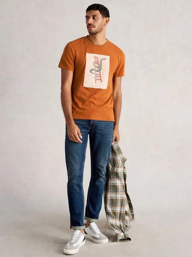 T-Shirt Abersoch mit Leiterspielmotiv