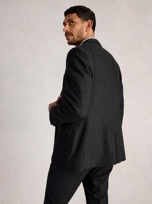 Sakko aus Wollmischung - Charc Grey - 46 Bild 4