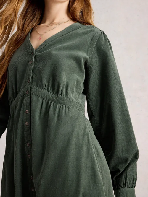 Kordkleid Phoebe - Dus Green - 52/R Bild 3