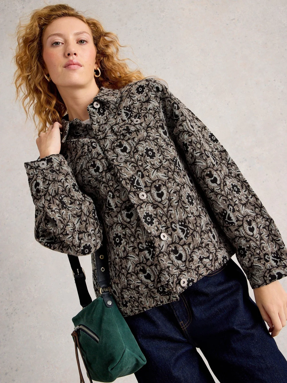 Jacquardjacke Esme - Grey Mlt - 44 Bild 1