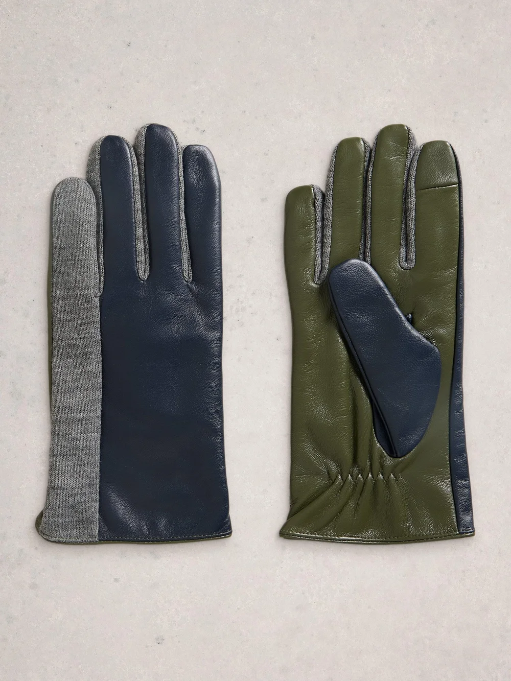 Lederhandschuhe Layla - Navy Multi - S/M Bild 1