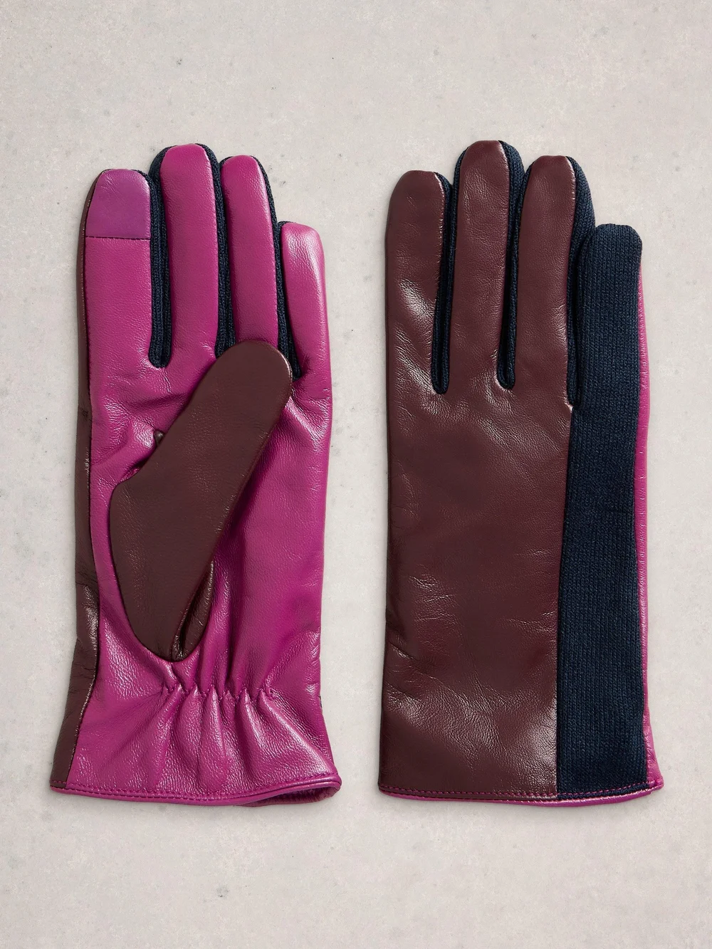 Lederhandschuhe Layla - Plum Mlt - S/M Bild 1