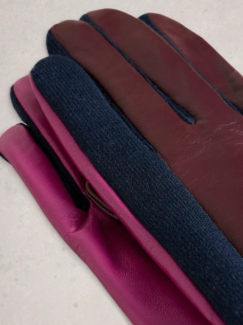 Lederhandschuhe Layla - Plum Mlt - S/M Bild 2