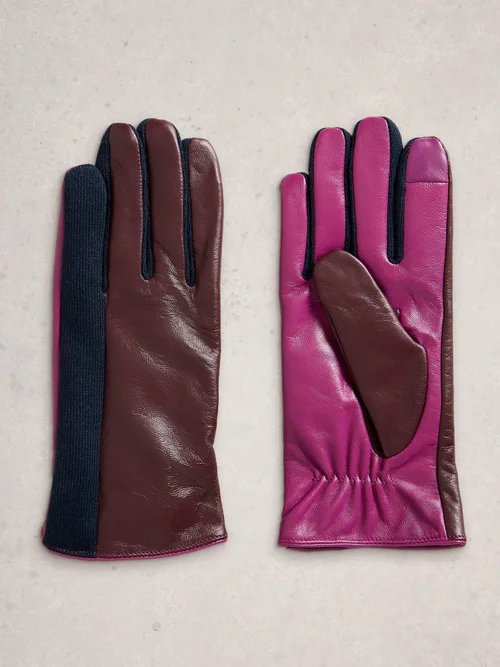 Lederhandschuhe Layla - Plum Mlt - S/M Bild 3