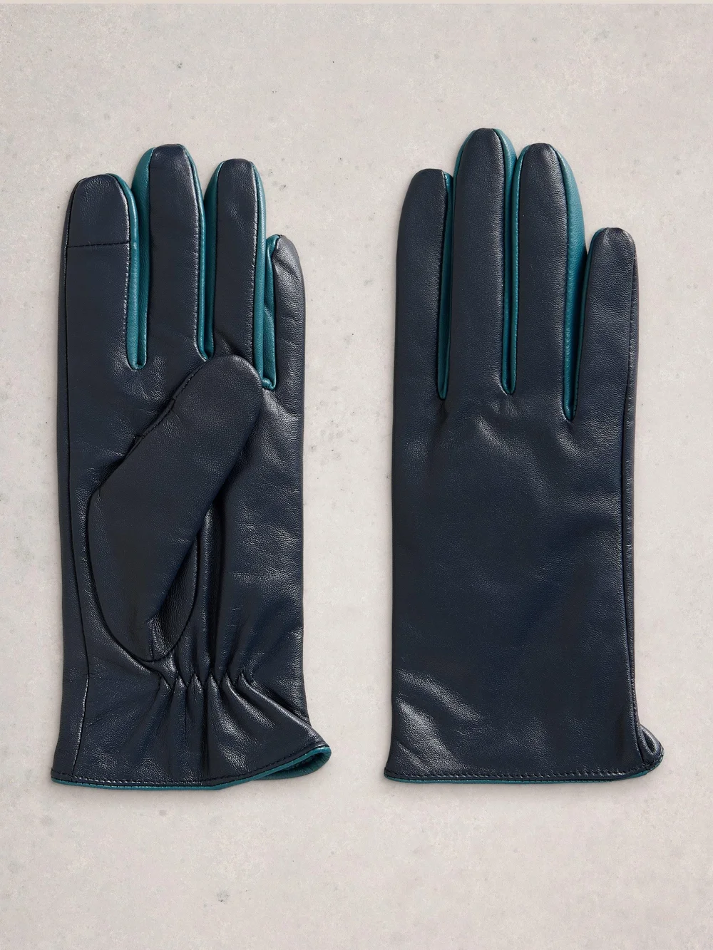 Lederhandschuhe Carrie - Dark Navy - S/M Bild 1
