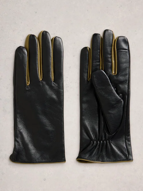 Lederhandschuhe Carrie - Pure Blk - S/M Bild 3