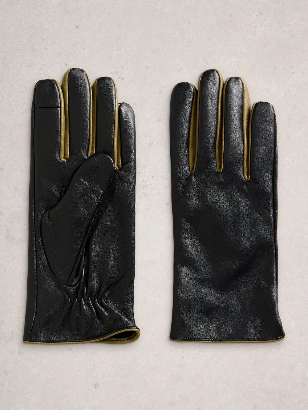 Lederhandschuhe Carrie - Pure Blk - S/M Bild 1