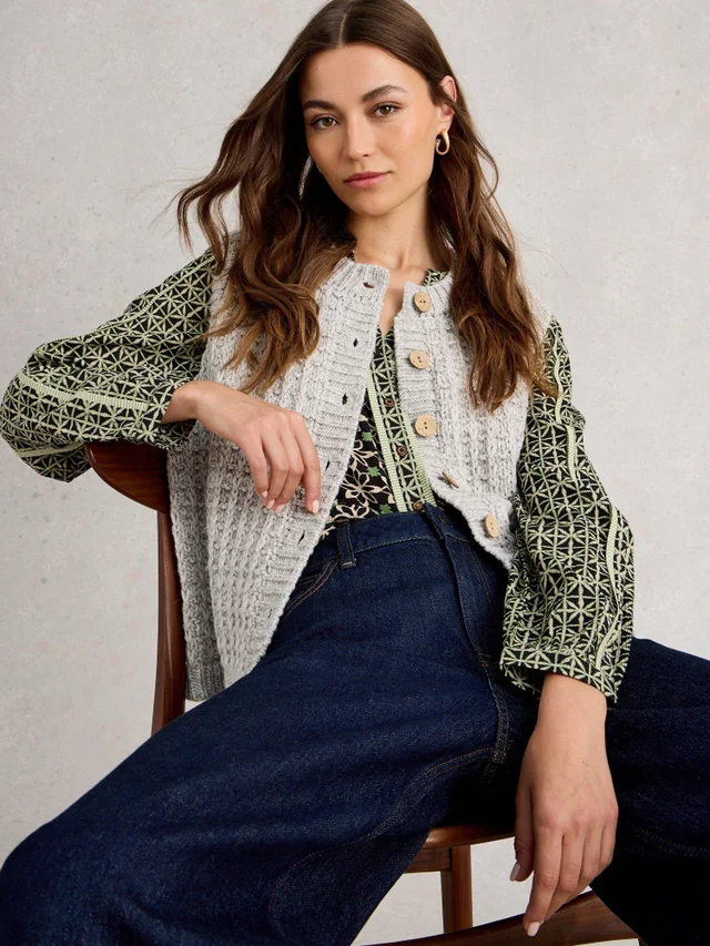 Weste Maxine mit Knöpfen