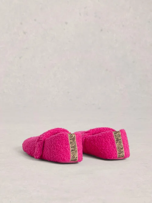 Mary-Jane Hausschuhe aus Teddyfell - Brt Pink - S Bild 4