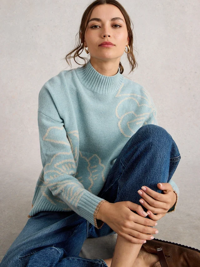 Floraler Pullover Fenella