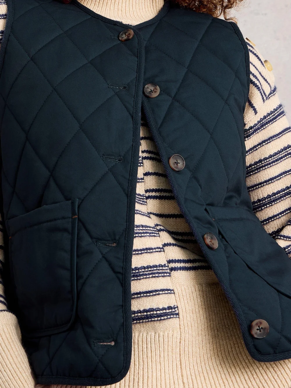 Steppweste Emily - Dark Navy - 52 Bild 1