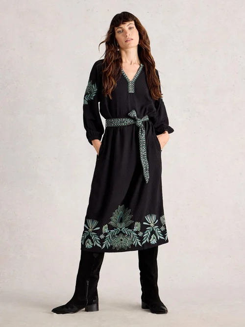 Besticktes Kleid Evie - Blk Mlt - 50 Bild 2