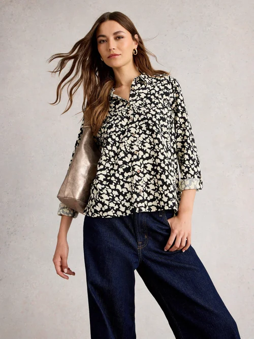 Bedruckte Bluse Sophie - Blk Pr - 52 Bild 3