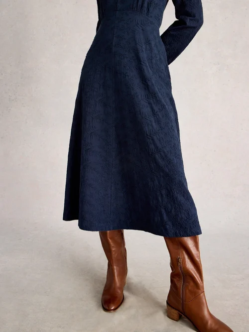 Besticktes Jerseykleid Megan - Dark Navy - 52/R Bild 3