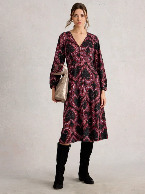 Glitzerndes Jerseykleid Megan  - Blk Pr - 52/R Bild 2