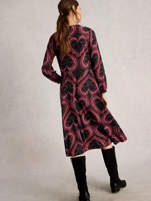 Glitzerndes Jerseykleid Megan  - Blk Pr - 52/R Bild 4