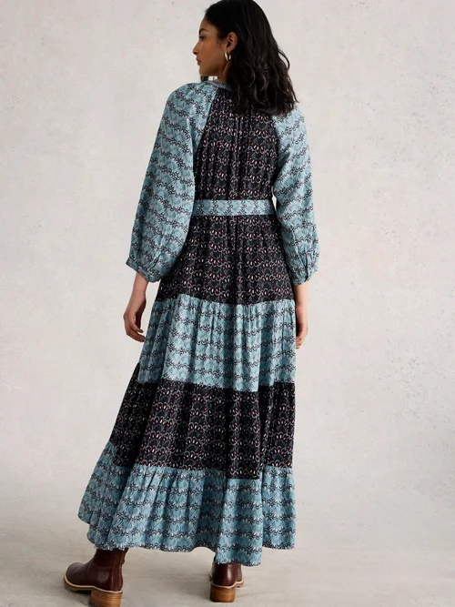 Midikleid Clementine - Blue Mlt - 52/R Bild 4