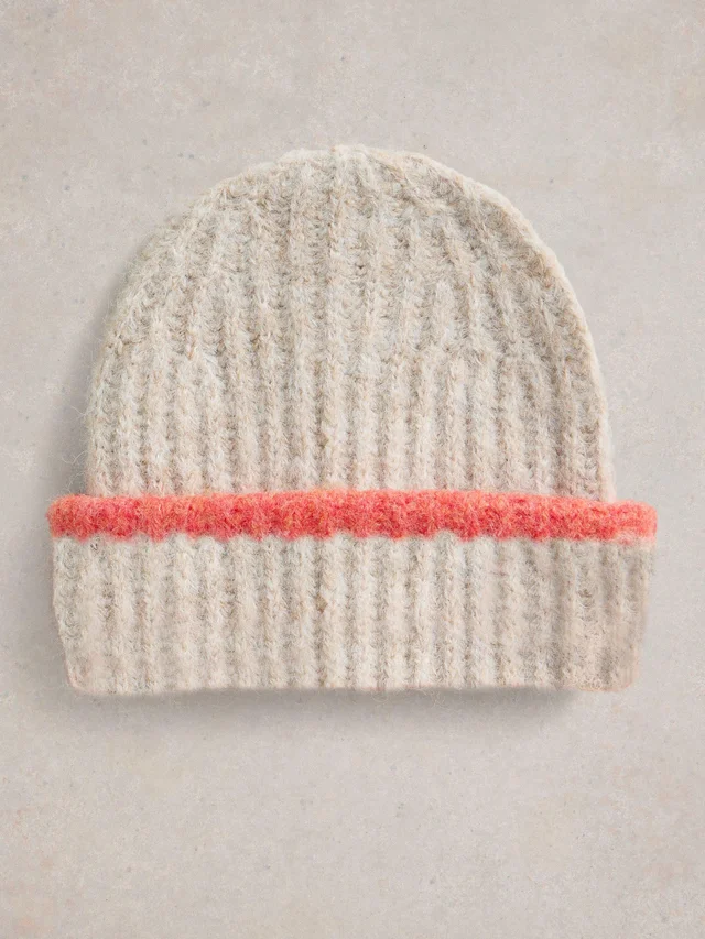 Strickmütze Colour-Block