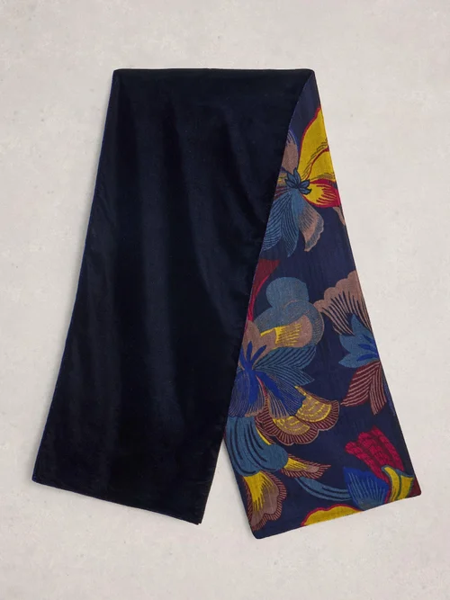 Bedruckter Samtschal Bild 3