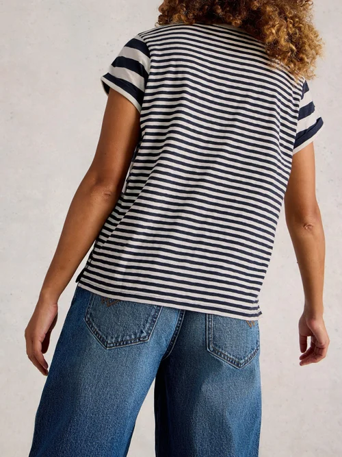 T-Shirt Gina - Navy Multi - 50 Bild 4