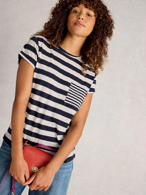 T-Shirt Gina - Navy Multi - 50 Bild 3