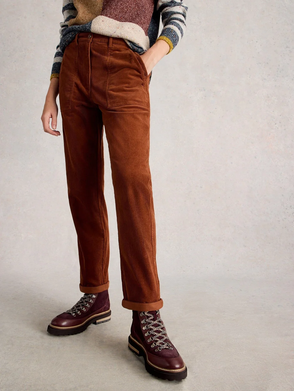 Kordhose Twister - Dark Tan - 52/R Bild 1