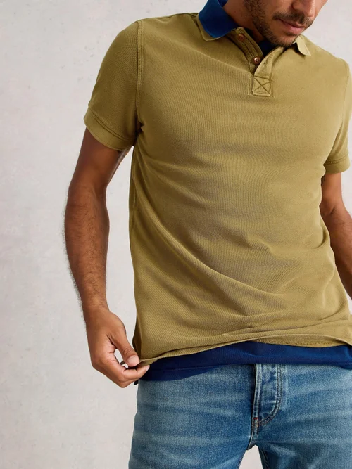 Polohemd Utility - Khaki Grn - XXXL/R Bild 3