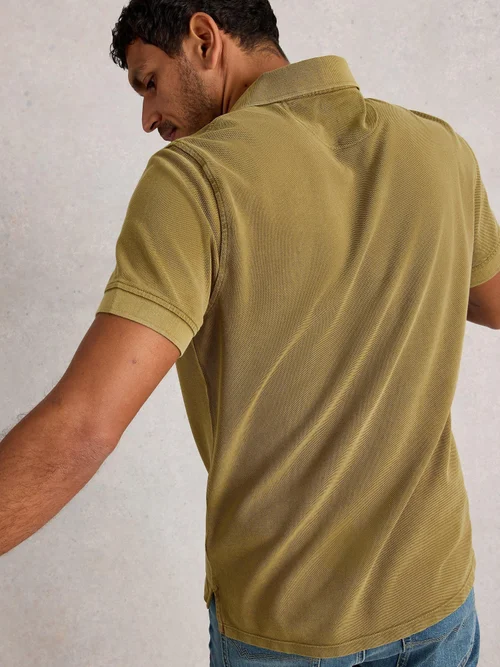 Polohemd Utility - Khaki Grn - XXXL/R Bild 4
