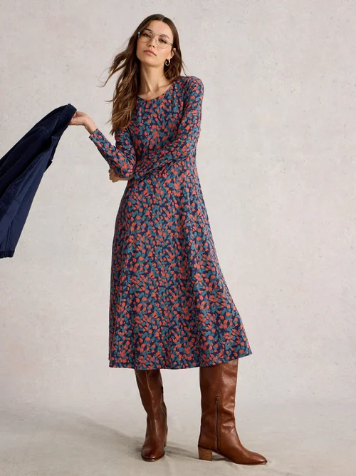 Jerseykleid Madeline - Navy Multi - 52/R Bild 2