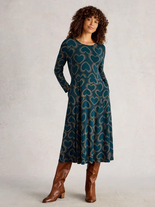 Jerseykleid Madeline - Teal Mlt - 52/R Bild 2