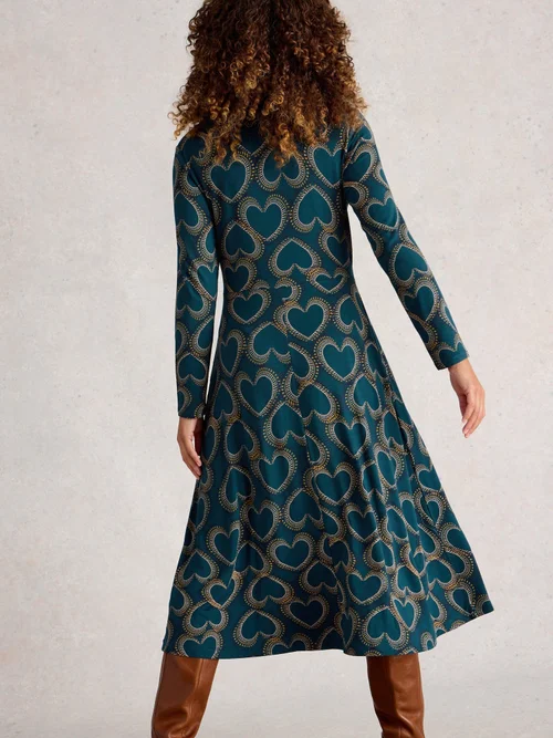 Jerseykleid Madeline - Teal Mlt - 52/R Bild 4
