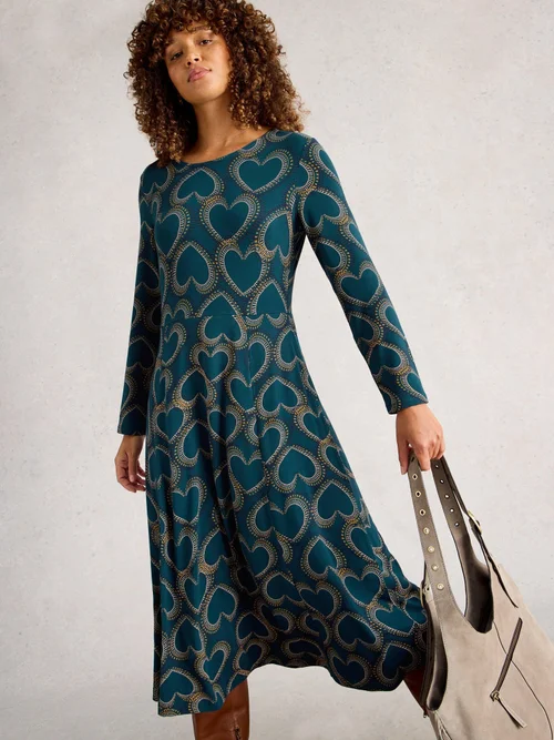 Jerseykleid Madeline - Teal Mlt - 52/R Bild 3