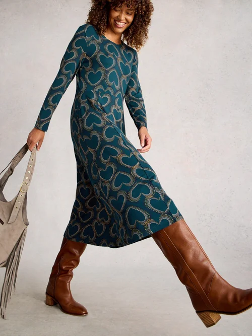 Jerseykleid Madeline - Teal Mlt - 52/R Bild 1