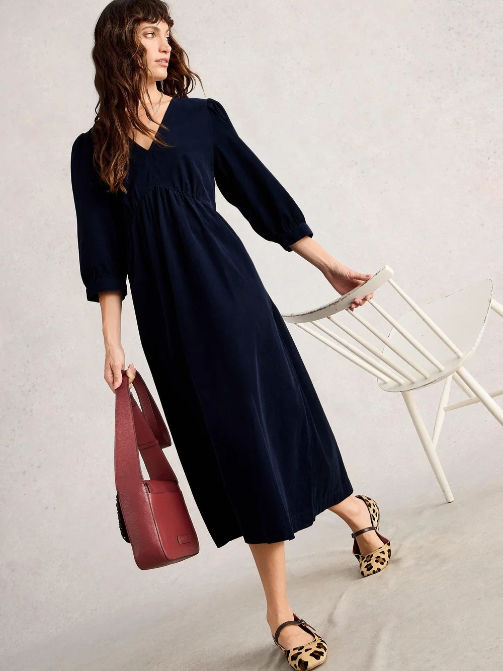 Kordkleid Lucy - Dark Navy - 52/R Bild 1