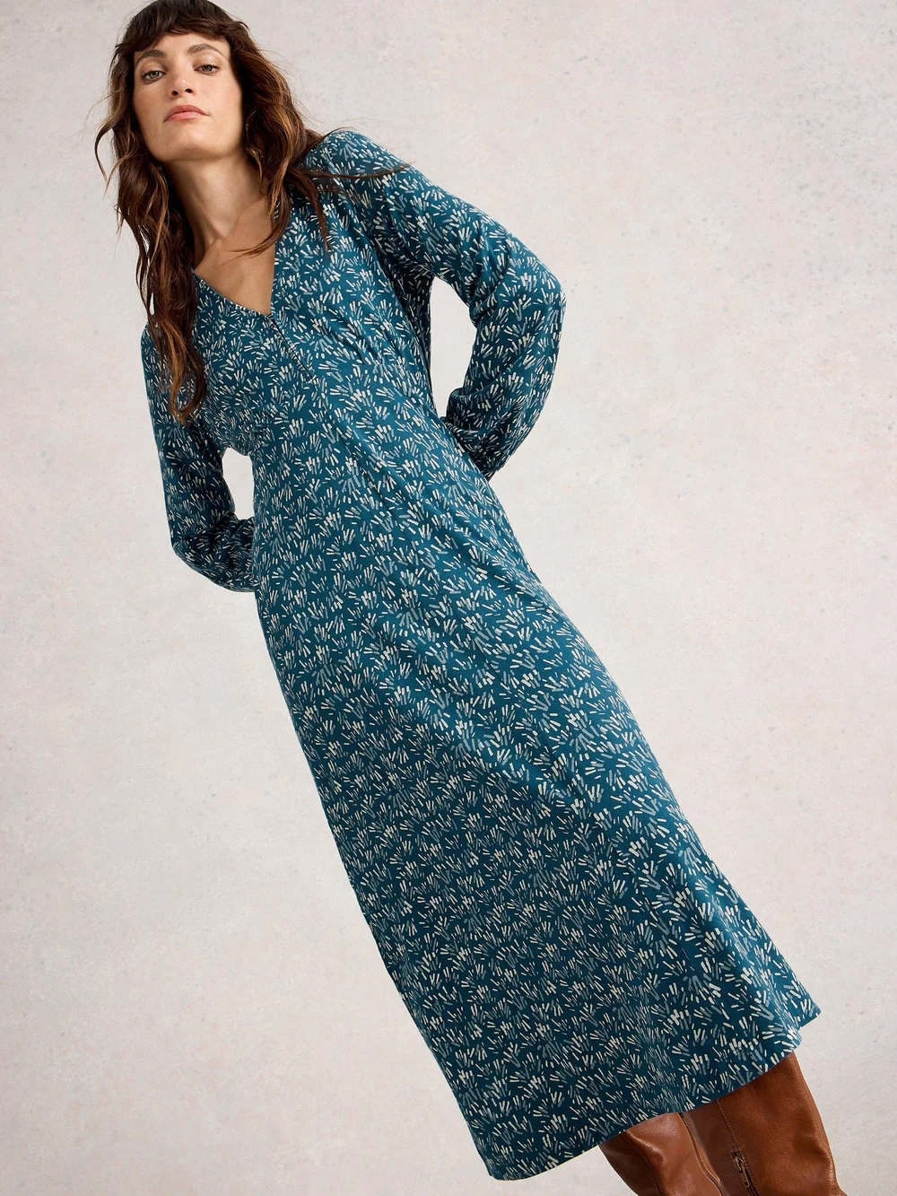 Jerseykleid Megan - Blue Pr - 52/R Bild 1