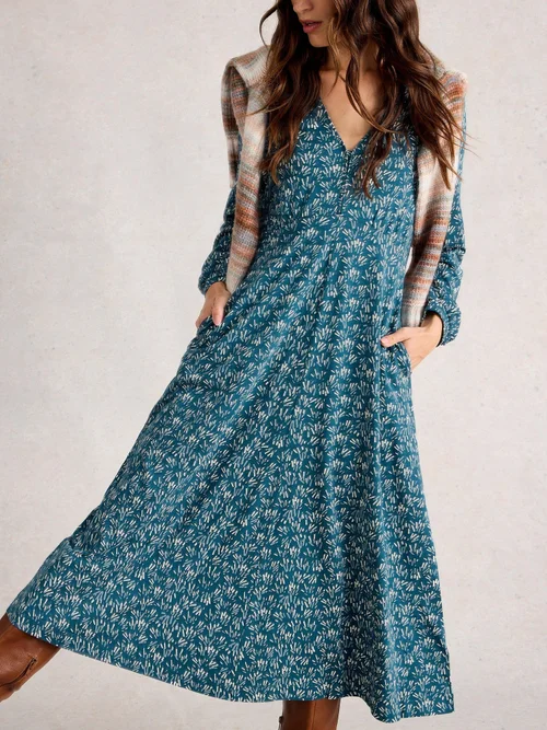 Jerseykleid Megan - Blue Pr - 52/R Bild 3
