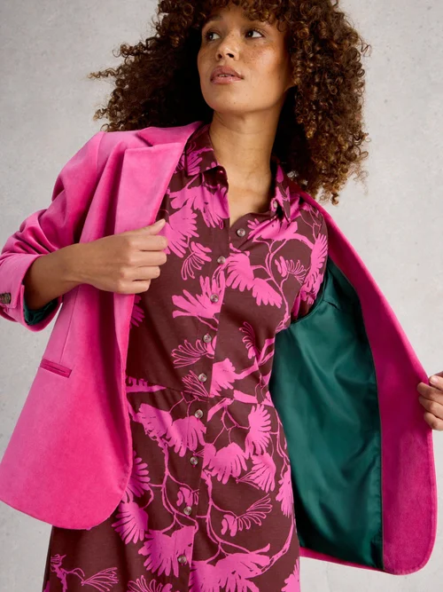 Blusenkleid Rua aus Jersey - Pink Pr - 52/R Bild 3