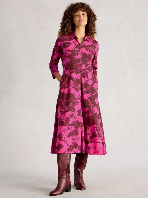 Blusenkleid Rua aus Jersey - Pink Pr - 52/R Bild 2