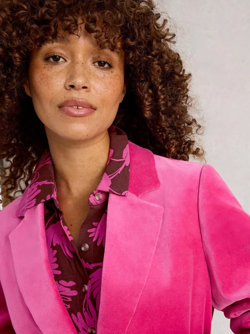 Blusenkleid Rua aus Jersey - Pink Pr - 52/R Bild 1