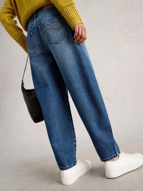 Jeans Aubrey Barrel-Fit - Mid Denim - 52/R Bild 4