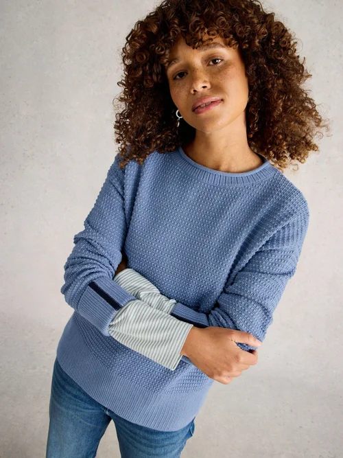 Pullover Jade - Mid Blue - 52 Bild 1