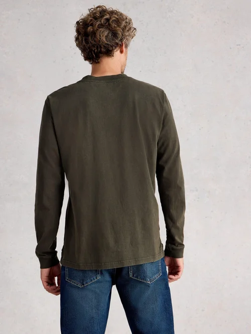 Longsleeve Accleton - Khaki Grn - XXXL Bild 4