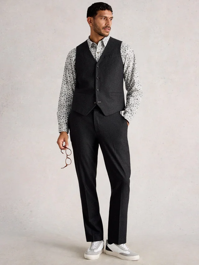 Weste aus Wollmischung