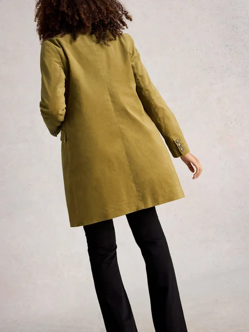 Samtmantel Karla - Khaki Grn - 52/R Bild 4