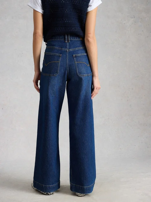 Jeans Tia mit weitem Bein - Dk Denim - 52/R Bild 4