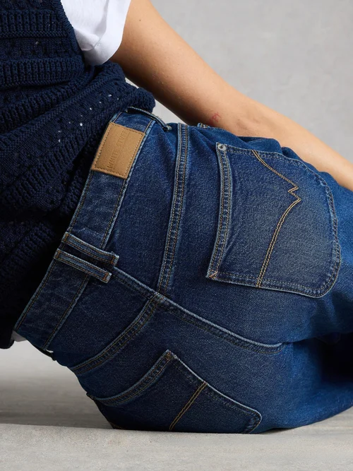 Jeans Tia mit weitem Bein - Dk Denim - 52/R Bild 3