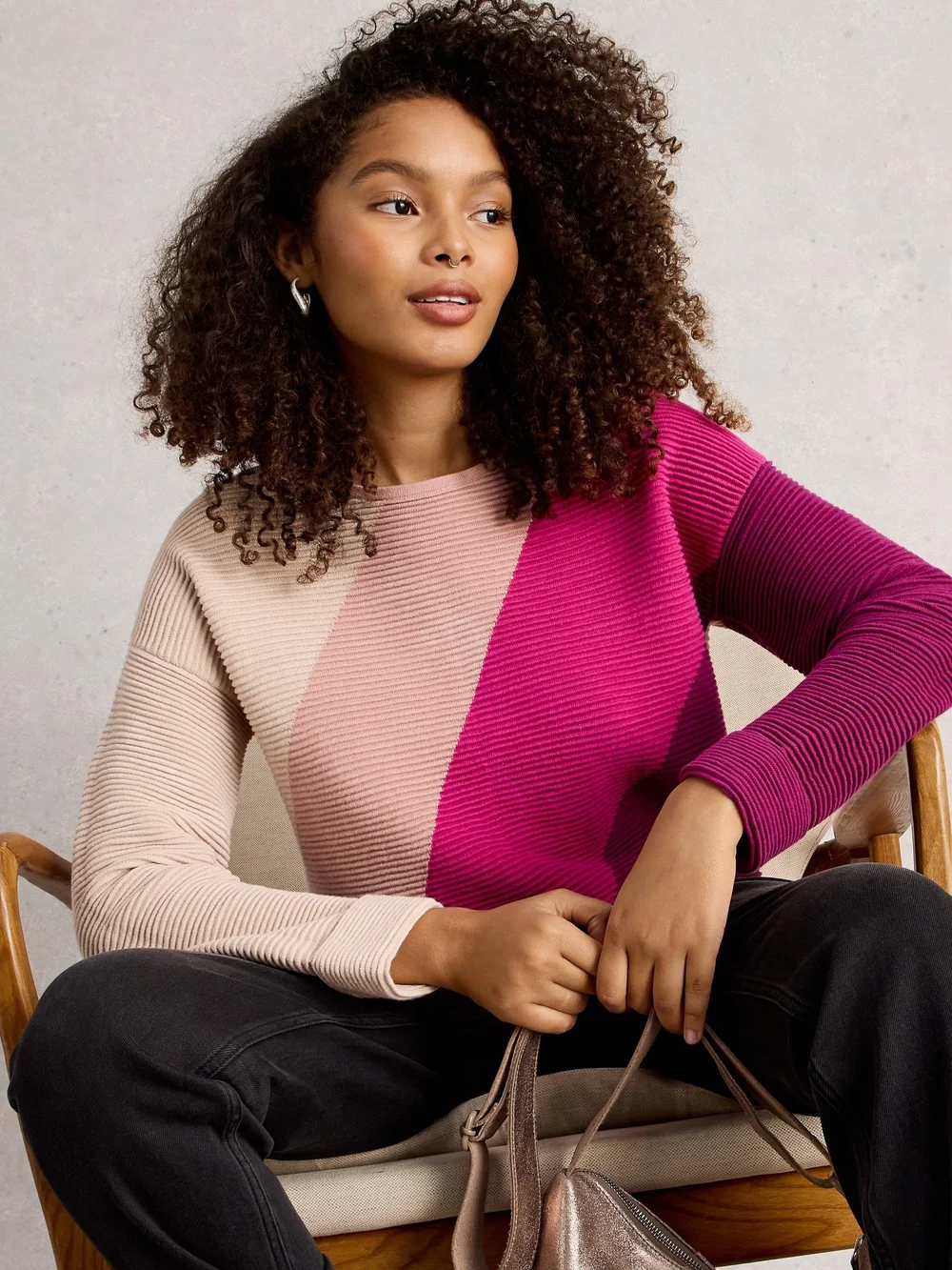 Pullover Jana - Purple Mlt - 50 Bild 1