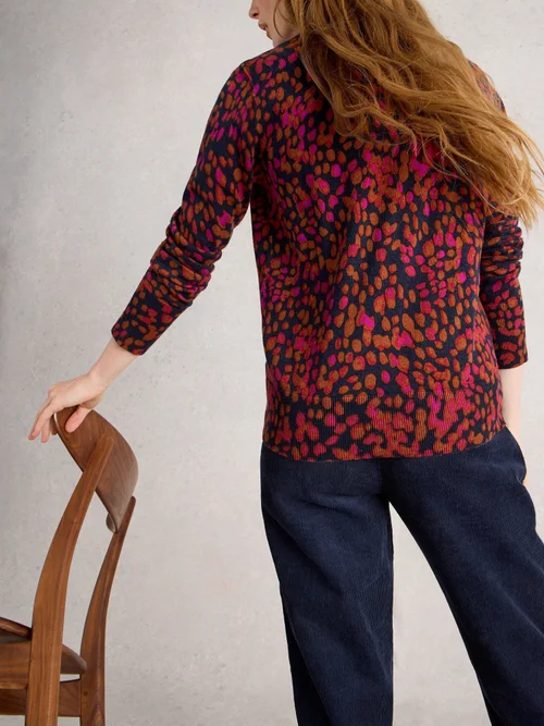 Pullover Katie mit Print - Navy Pr - 52 Bild 4